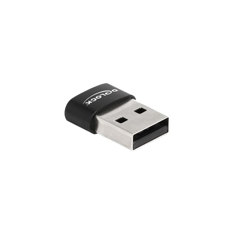 Delock - USB adaptér - USB (M) do 24 pin USB-C (F) - USB 2.0 - 3 V - 5 A - černá