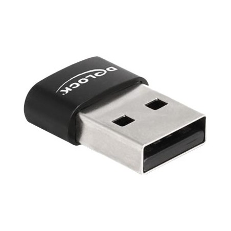 Delock - USB adaptér - USB (M) do 24 pin USB-C (F) - USB 2.0 - 3 V - 5 A - černá