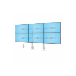 StarTech.com Six-Monitor Desk Mount w/ Crossbar, Up To 32" Screens/17.6lb - Montážní sada - pro 6 LCD displeju - Sloupec