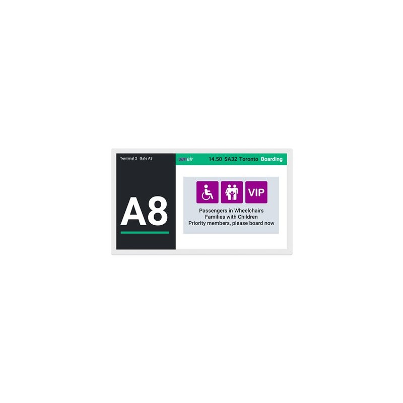 Sharp EP-C251 - 25.3" Třída úhlopříčky displej e-Paper - digital signage 3200 x 1800