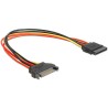 Delock - Prodlužovací šňůra - SATA napájení (F) do SATA napájení (M) - 30 cm