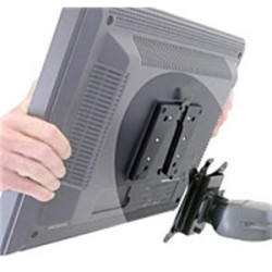 Ergotron - Upevňovací komponent (quick release bracket) - pro Displej LCD - černá - pro Ergotron NX LX Dual Side-by-Side Arm