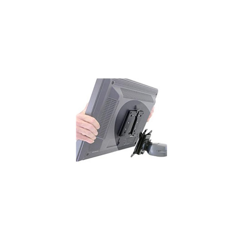 Ergotron - Upevňovací komponent (quick release bracket) - pro Displej LCD - černá - pro Ergotron NX LX Dual Side-by-Side Arm