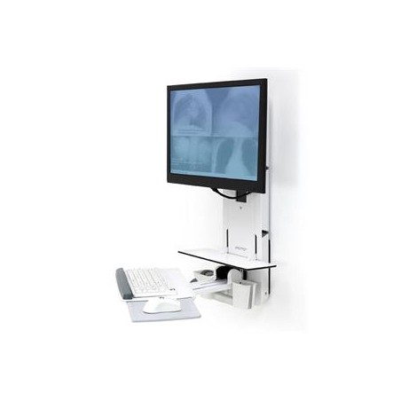 Ergotron StyleView Vertical Lift, Patient Room - Montážní sada pro monitor / klávesnici (vertikální) - sezení a stání - montáž
