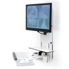 Ergotron StyleView Vertical Lift, Patient Room - Montážní sada pro monitor / klávesnici (vertikální) - sezení a stání - montáž