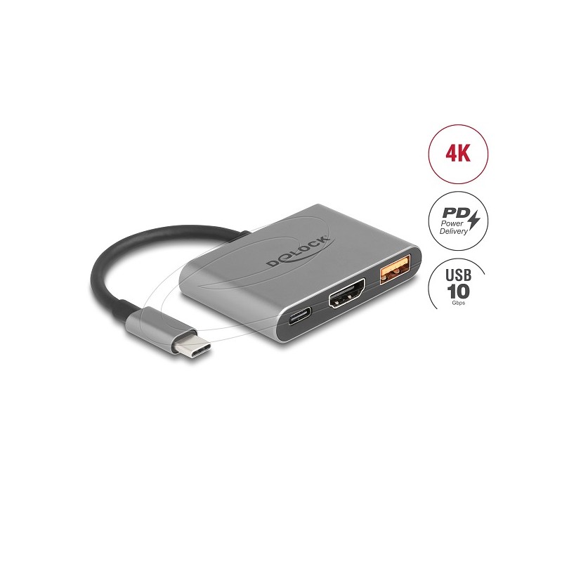 Delock - Dokovací stanice - USB-C / Thunderbolt 3 / Thunderbolt 4 - HDMI 61071