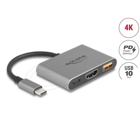 Delock - Dokovací stanice - USB-C / Thunderbolt 3 / Thunderbolt 4 - HDMI 61071