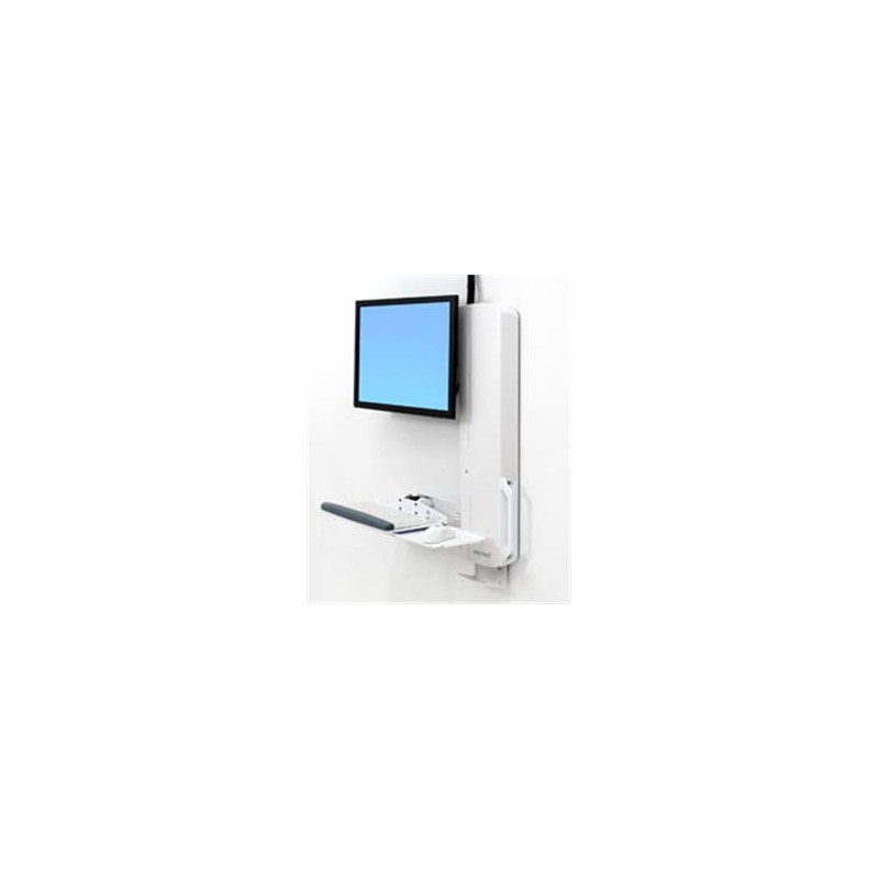 Ergotron StyleView - Montážní sada (vertikální zvednutí) - pro LCD displej / PC vybavení - systém pro sezení a stání - bílá