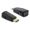 Delock - Video / audio adaptér - HDMI s piny (male) do 15 pin D-Sub (DB-15), mini-phone stereo 3.5 mm se zdírkami (female)