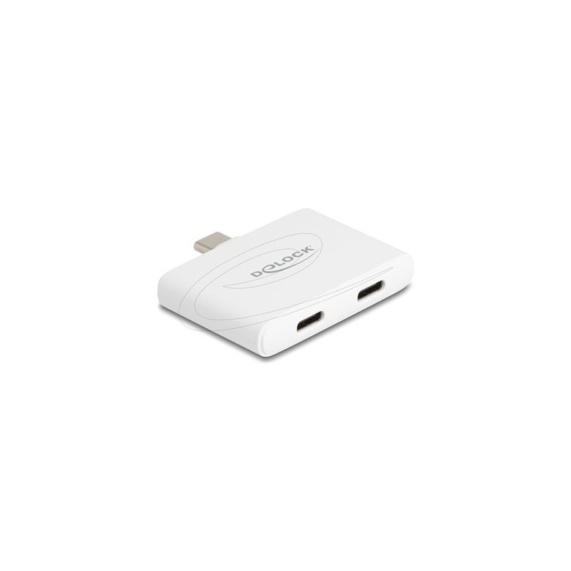 Delock - USB adaptér - USB-C (M) do USB-C (F) - DisplayPort 1.4 - rychlost prenosu dat až 10 Gbps, USB Power Delivery 3.0
