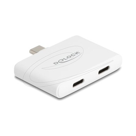 Delock - USB adaptér - USB-C (M) do USB-C (F) - DisplayPort 1.4 - rychlost prenosu dat až 10 Gbps, USB Power Delivery 3.0