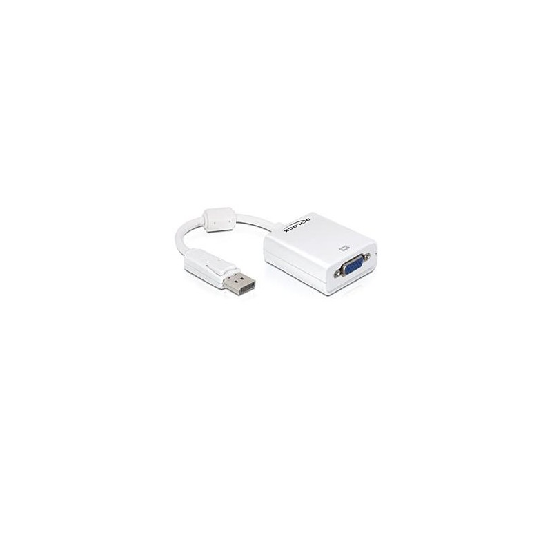 Delock - Adaptér VGA) - DisplayPort (M) do HD-15 (VGA) (F) - 12.5 cm