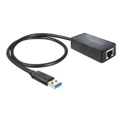 Delock Adapter USB 3.0 Gigabit LAN 10/100/1000 Mb/s - Síťový adaptér - USB 3.0 - Gigabit Ethernet 62121