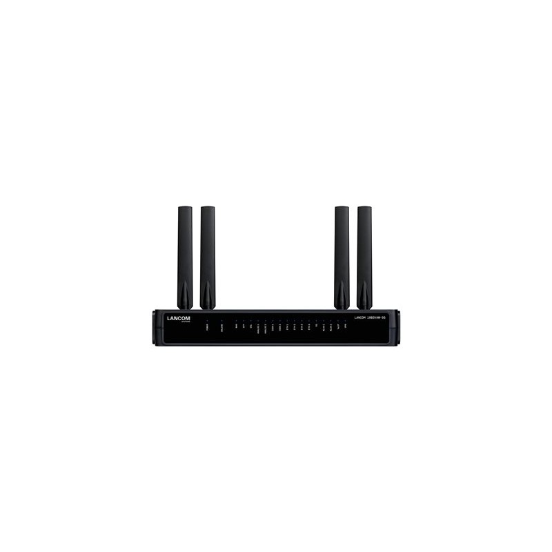 LANCOM 1803VAW-5G - Brána SD-WAN - with VDSL, 5G and Wi-Fi 6 - 1GbE, 5G, LTE, UMTS, HSPA, VDSL, VDSL2 - Wi-Fi 6 - 5G, 4G, 3G