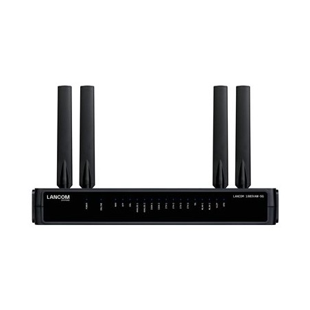 LANCOM 1803VAW-5G - Brána SD-WAN - with VDSL, 5G and Wi-Fi 6 - 1GbE, 5G, LTE, UMTS, HSPA, VDSL, VDSL2 - Wi-Fi 6 - 5G, 4G, 3G