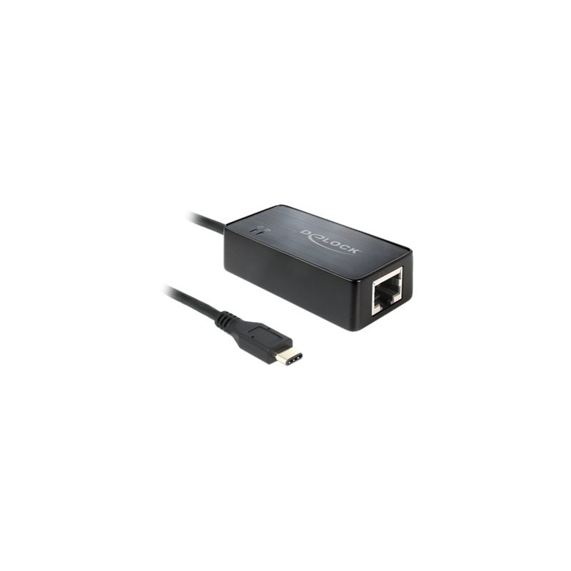 Delock - Síťový adaptér - USB 3.1 - Gigabit Ethernet - černá