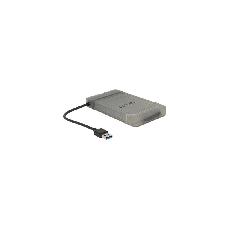 Delock - Řadič úložiště - 2.5" - SATA 6Gb/s - USB 3.0 - šedá, černá