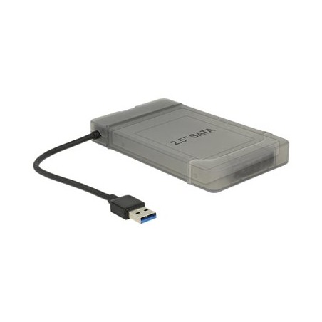 Delock - Řadič úložiště - 2.5" - SATA 6Gb/s - USB 3.0 - šedá, černá