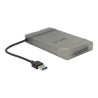Delock - Řadič úložiště - 2.5" - SATA 6Gb/s - USB 3.0 - šedá, černá