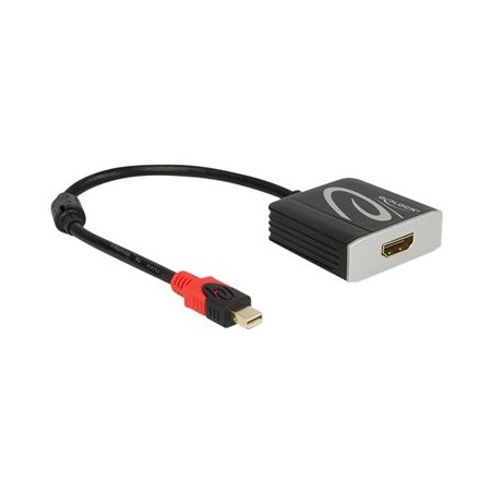 Delock Adapter mini Displayport 1.2 male HDMI female 4K Active - Nástroj pro převod videa - Parade PS176 - DisplayPort - HDMI