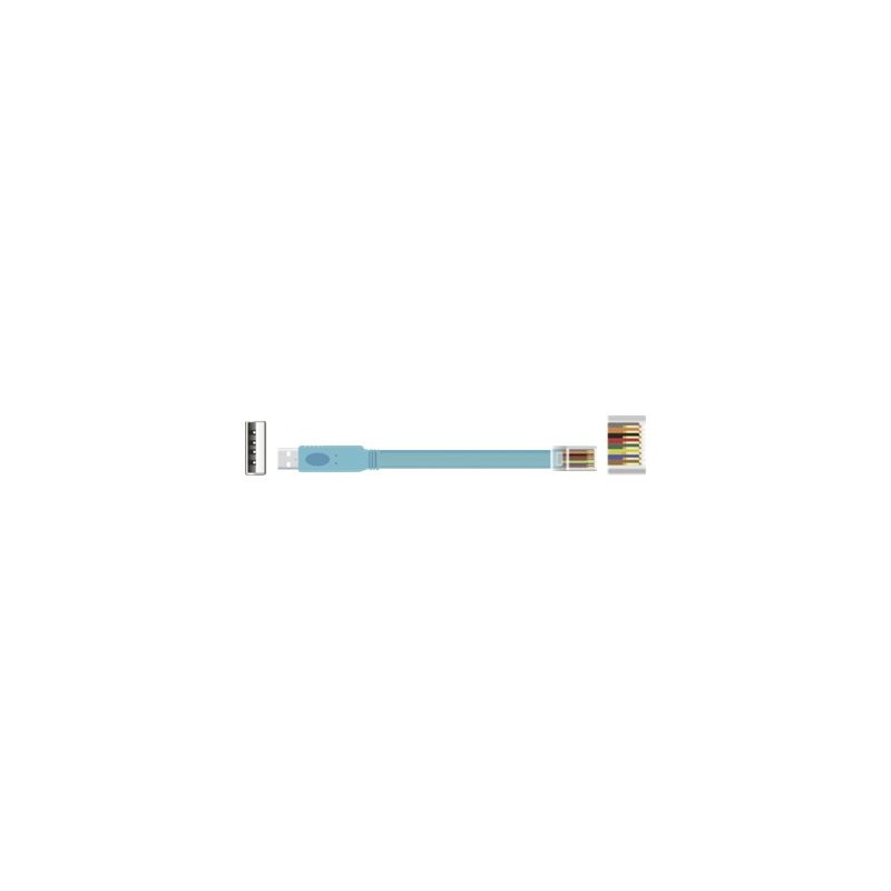Delock - Sériový kabel - USB (M) do RJ-45 (M) - 3 m - EIA-232 - modrá