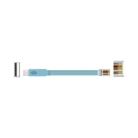 Delock - Sériový kabel - USB (M) do RJ-45 (M) - 3 m - EIA-232 - modrá