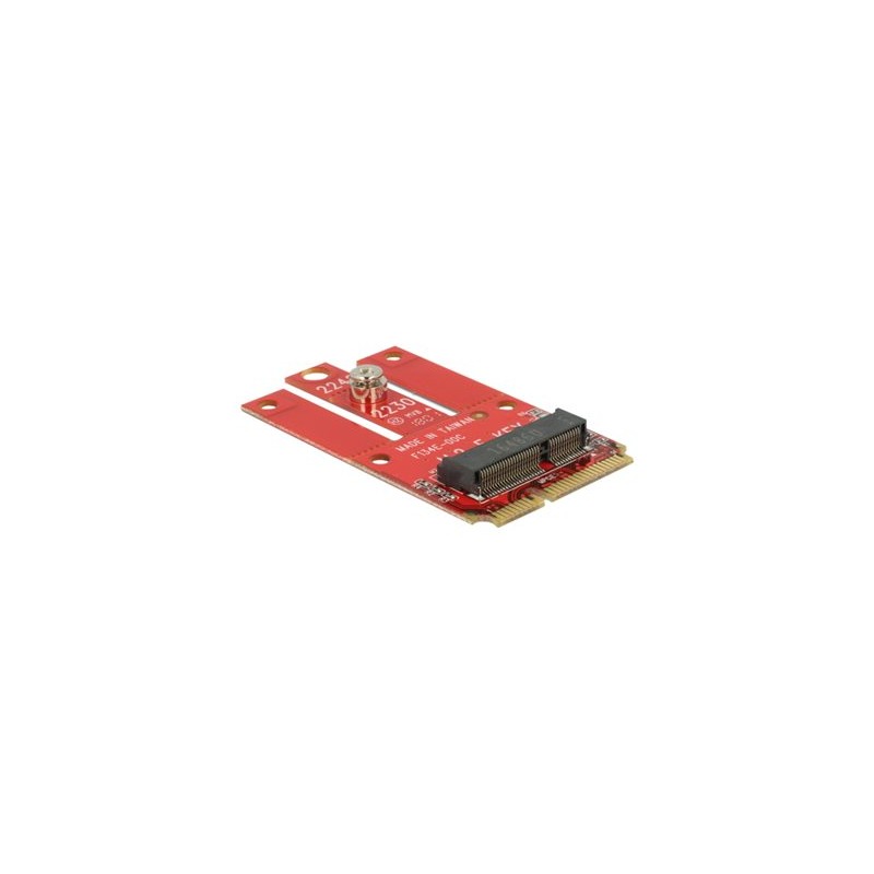Delock Mini PCIe M.2 Key E slot - Řadič úložiště - M.2 - 1 Kanál - M.2 Card - PCIe Mini Card
