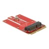 Delock Mini PCIe M.2 Key E slot - Řadič úložiště - M.2 - 1 Kanál - M.2 Card - PCIe Mini Card