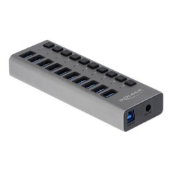Delock - Rozbočovač - 10 x SuperSpeed USB 3.0 - desktop