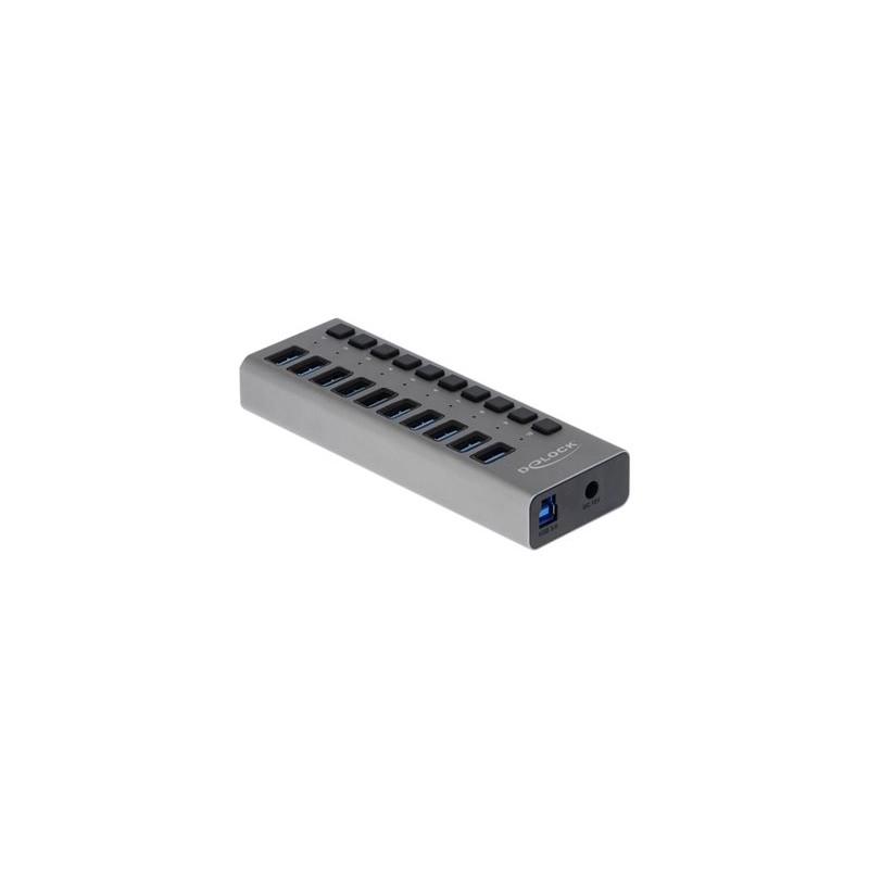 Delock - Rozbočovač - 10 x SuperSpeed USB 3.0 - desktop