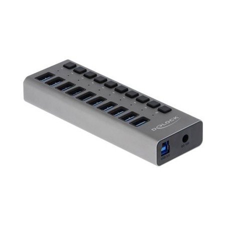 Delock - Rozbočovač - 10 x SuperSpeed USB 3.0 - desktop