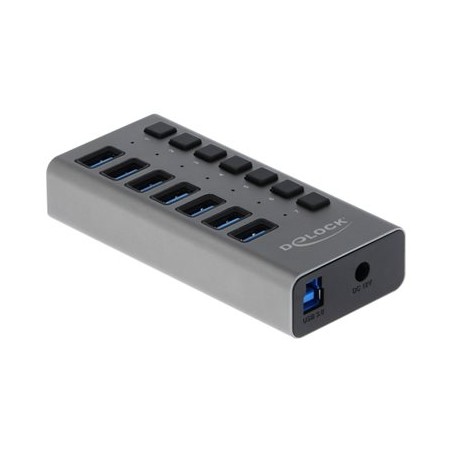 Delock - Rozbočovač - 7 x SuperSpeed USB 3.0 - desktop