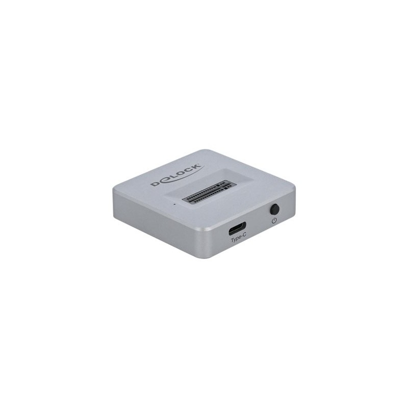 Delock M.2 Docking Station - Adaptér rozhraní - M.2 NVMe Card - USB 3.2 (Gen 2) - stříbrná