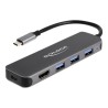 Delock - Rozbočovač - 3 x USB 3.2 Gen 1 + 1 x USB-C (napájení) + 1 x HDMI - desktop