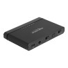 Delock - Řadič úložiště - 2,5" / 3,5" sdílené, M.2 - M.2 NVMe Card / SATA 6Gb/s - USB 3.2 (Gen 2) - černá