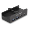 Delock - Rozbocovac - 5 Gbps, external, with locking screw - 2 x USB-C + 2 x USB - desktop