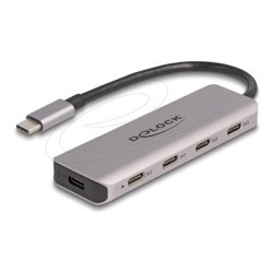 Delock - Rozbocovac - 5 Gbps, with USB-C connector - 4 x USB-C 3.2 Gen 1 - desktop