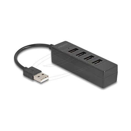 Delock - Rozbocovac - Typ A - 4 x USB 2.0 - desktop
