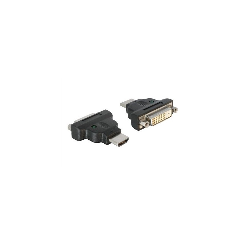 Delock - Video adaptér - DVI-D se zdířkami (female) do HDMI s piny (male)