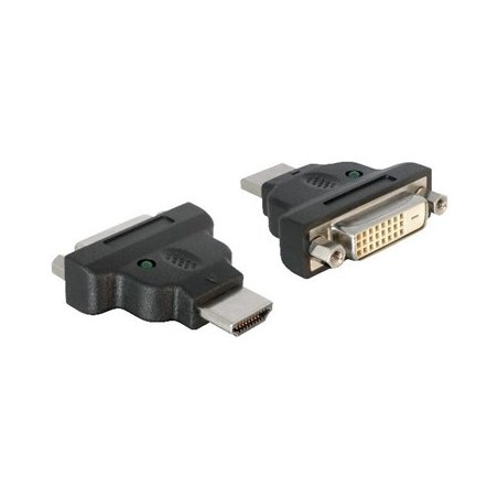 Delock - Video adaptér - DVI-D se zdířkami (female) do HDMI s piny (male)
