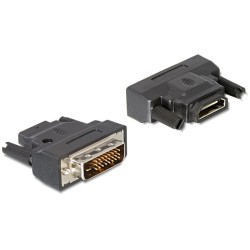 Delock - Video adaptér - HDMI se zdířkami (female) do DVI-D s piny (male)