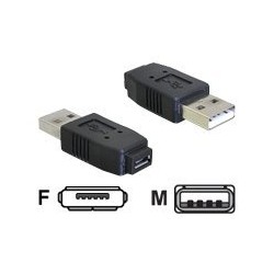 Delock - USB adaptér - USB (M) do Micro-USB Type AB (F)