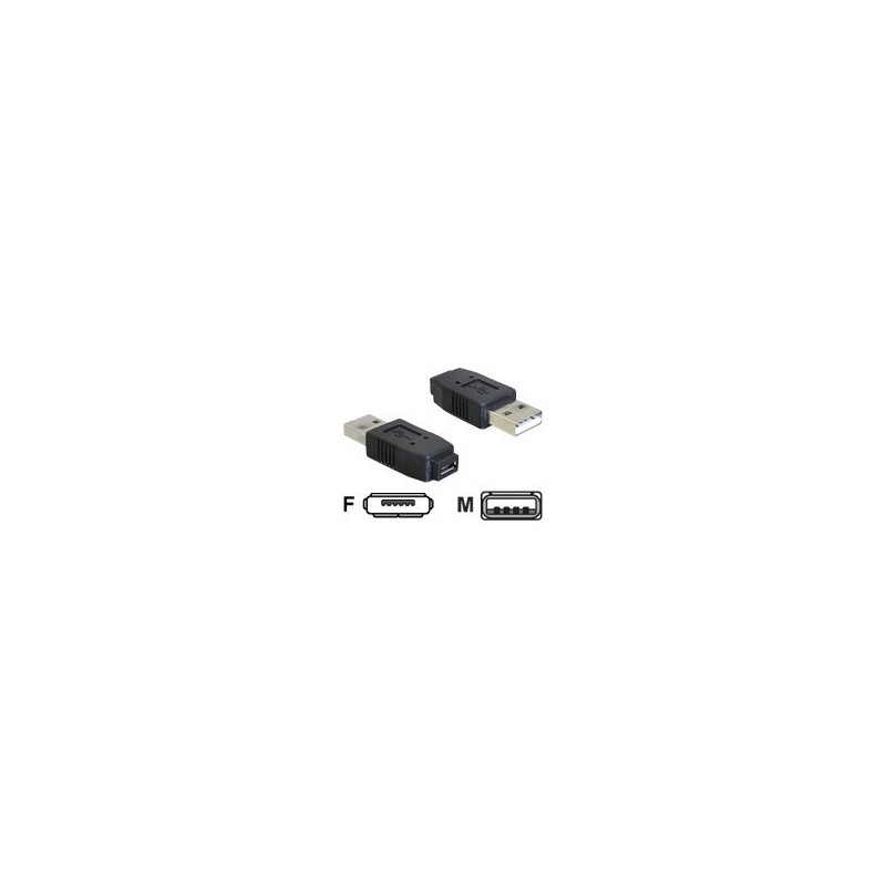 Delock - USB adaptér - USB (M) do Micro-USB Type AB (F)