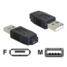 Delock - USB adaptér - USB (M) do Micro-USB Type AB (F)