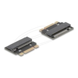 Delock - Adaptér rozhraní - M.2 Key B+M samec na M.2 Key M slot - rozšírení - M.2 - M.2 Card - PCIe 4.0 x2, SATA