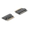 Delock - Adaptér rozhraní - M.2 Key B+M samec na M.2 Key M slot - rozšírení - M.2 - M.2 Card - PCIe 4.0 x2, SATA