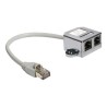 Delock RJ45 Port Doubler - Rozdělovač Ethernet 100Base-TX - RJ-45 (M) do RJ-45 (4 piny) (F) - 15 cm 65177