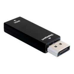 Delock - HDMI adaptér - DisplayPort s piny (male) do HDMI se zdířkami (female) - černá