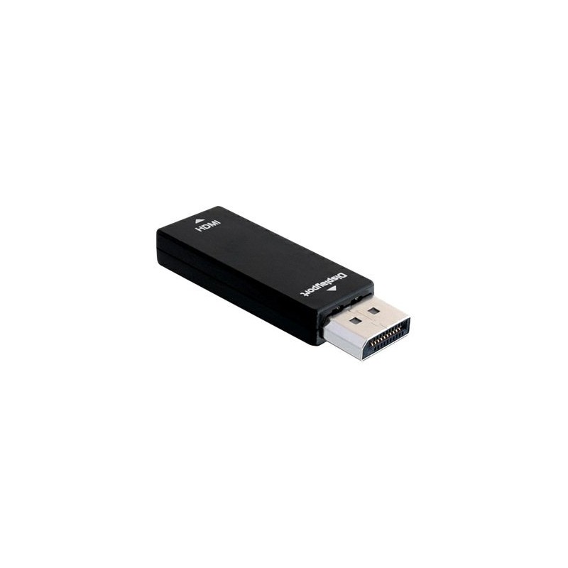 Delock - HDMI adaptér - DisplayPort s piny (male) do HDMI se zdířkami (female) - černá