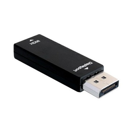 Delock - HDMI adaptér - DisplayPort s piny (male) do HDMI se zdířkami (female) - černá